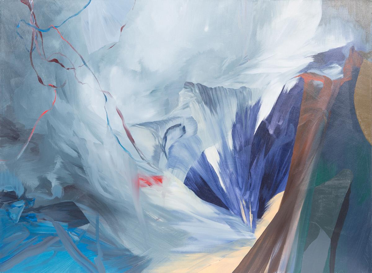 Painting with a lof of blue