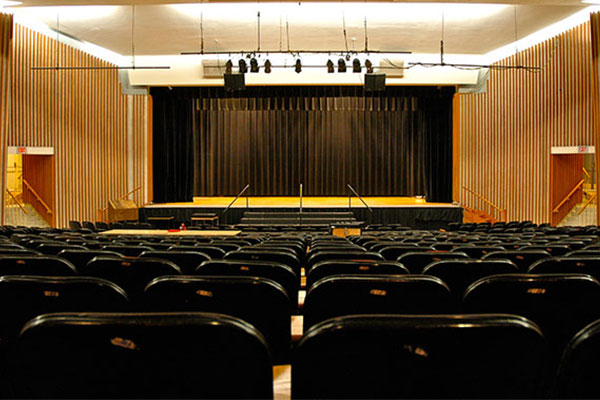 Auditorium stage and seats