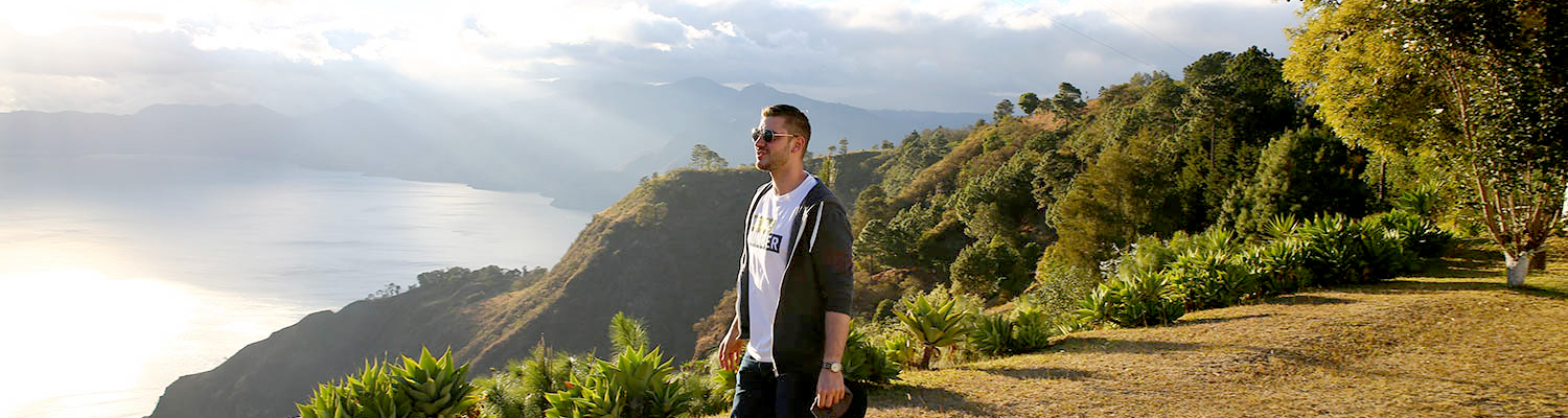 Person walking in nature