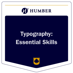Typography: Essential Skills micro-credential badge