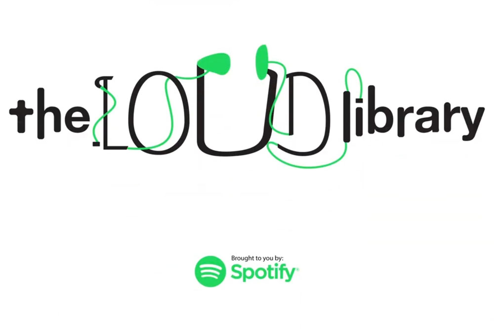 the loud library, brought to you by spotify