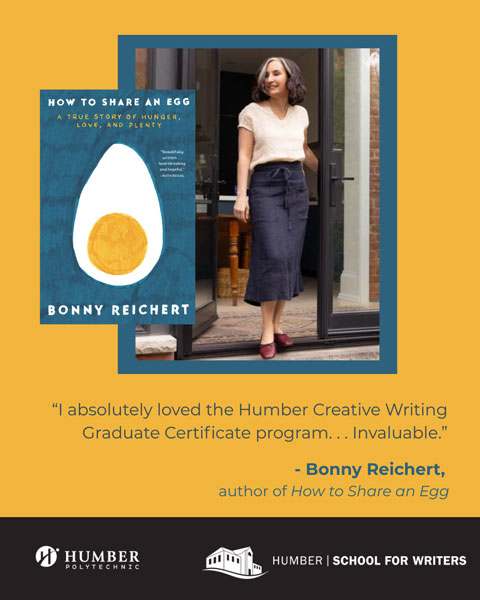 Bonny Reichert headshot and How to Share an Egg book cover