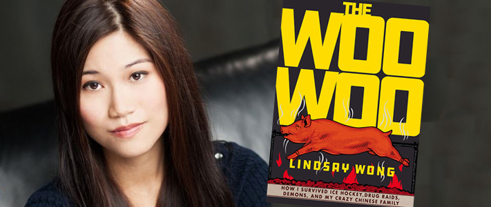 Lindsey Wong and her Book