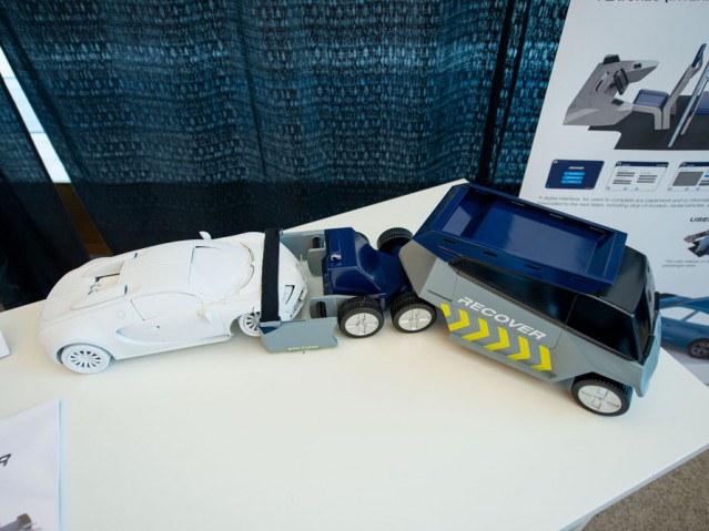 Physical 3D model of RECOVER tow vehicle