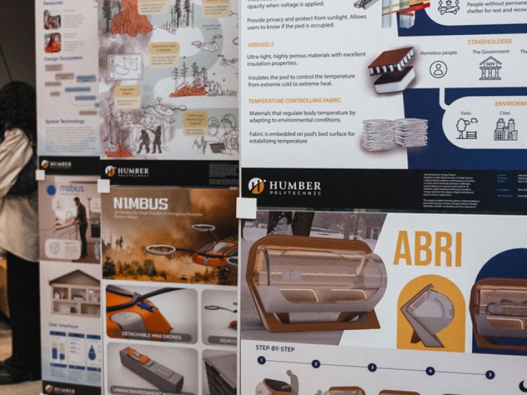 Display posters at event