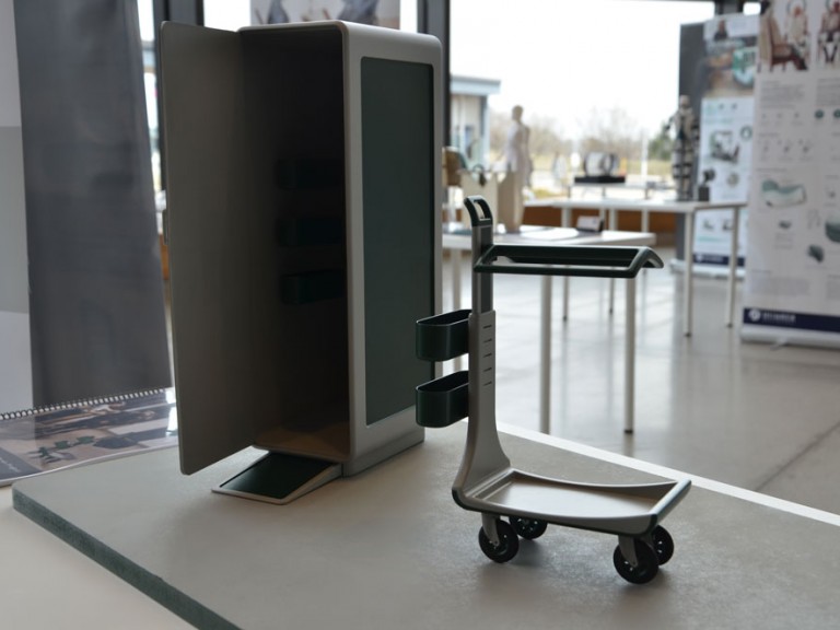 Physical 3D model of cart design
