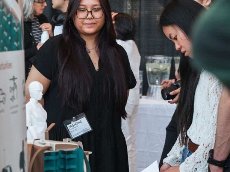 Event guests at project table