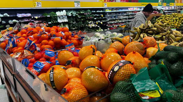 Fruits in supermarket