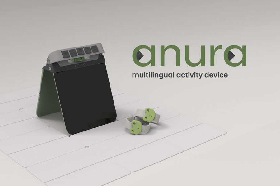Anura multilingual activity device