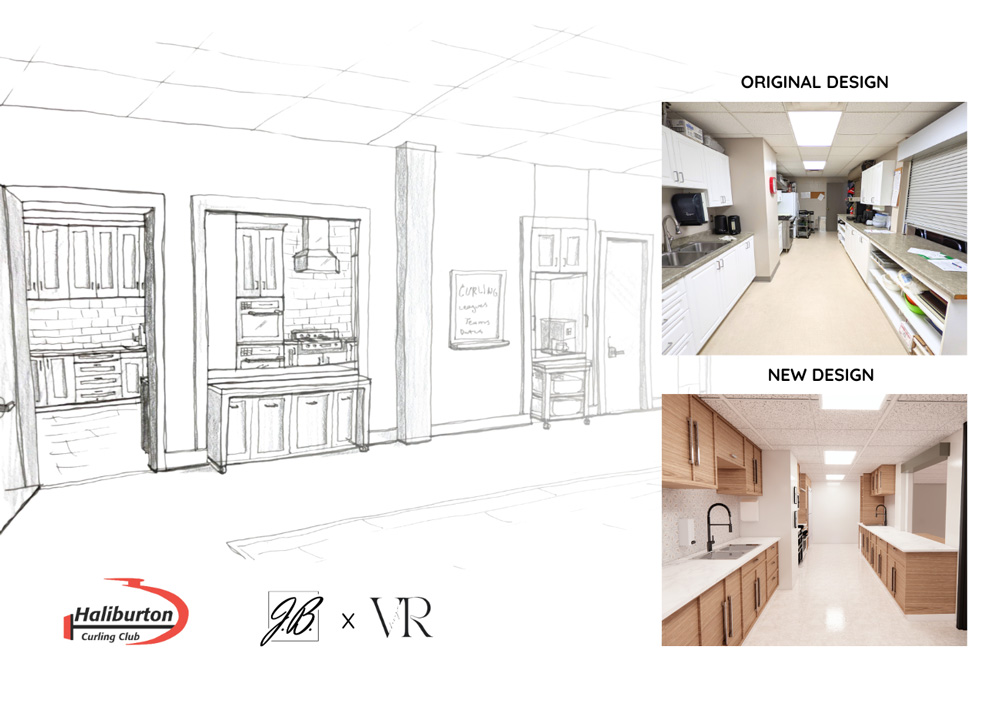 Haliburton Curling Club Kitchen Re-Design Main Project Image