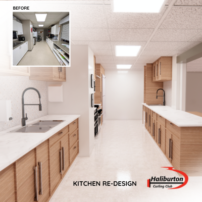 Render of kitchen redesign