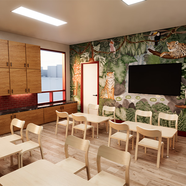 Render of Classroom